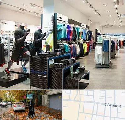 فروشگاه ورزشی در خیابان فلسطین