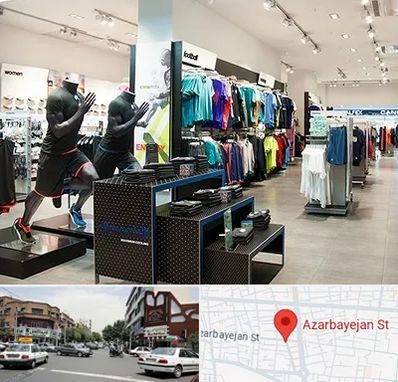 فروشگاه ورزشی در خیابان آذربایجان