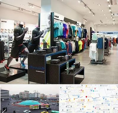 فروشگاه ورزشی در میدان انقلاب