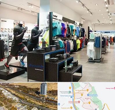 فروشگاه ورزشی در خیابان نیایش شیراز