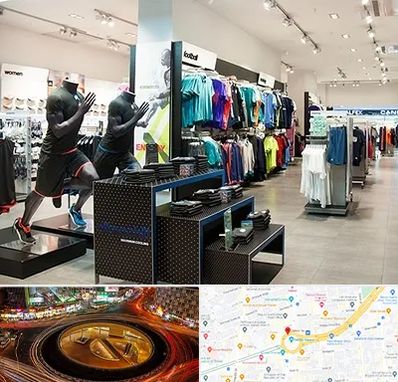 فروشگاه ورزشی در میدان ولیعصر