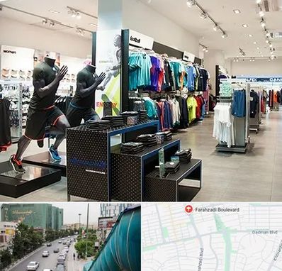 فروشگاه ورزشی در بلوار فرحزادی