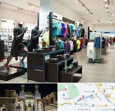 فروشگاه ورزشی در زرگری شیراز