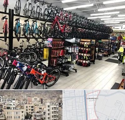 فروشگاه دوچرخه در اسکندری