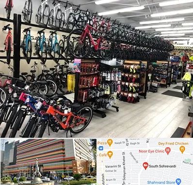 فروشگاه دوچرخه در سهروردی 