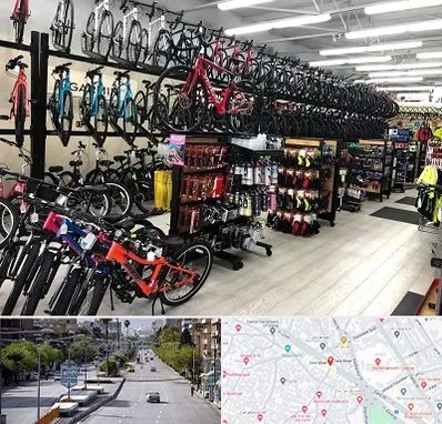 فروشگاه دوچرخه در خیابان زند شیراز