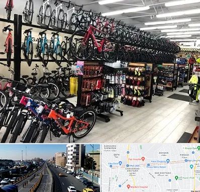 فروشگاه دوچرخه در پیروزی 