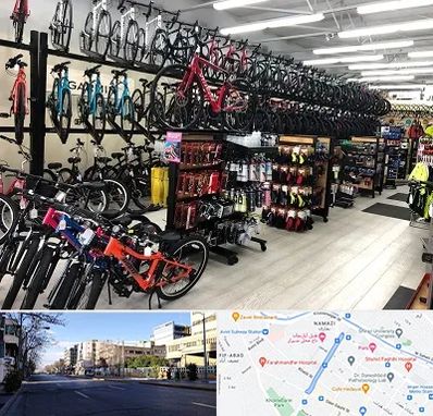 فروشگاه دوچرخه در خیابان ملاصدرا شیراز