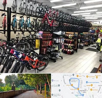 فروشگاه دوچرخه در فلکه گاز رشت