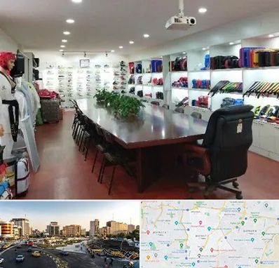 فروشگاه لوازم رزمی در منطقه 7 تهران 