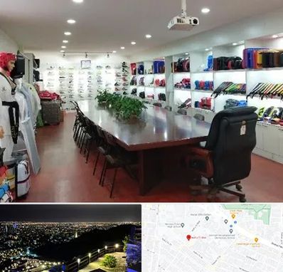 فروشگاه لوازم رزمی در هفت تیر مشهد
