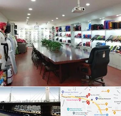 فروشگاه لوازم رزمی در پارک وی 