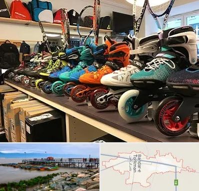 فروشگاه اسکیت در بندر ترکمن
