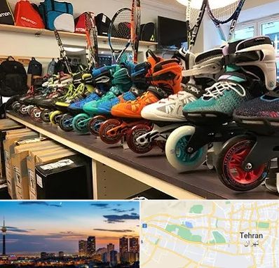 فروشگاه اسکیت در غرب تهران 