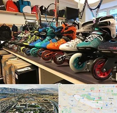 فروشگاه اسکیت در منطقه 21 تهران