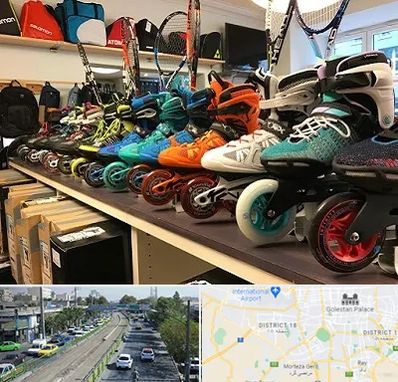 فروشگاه اسکیت در جنوب تهران 