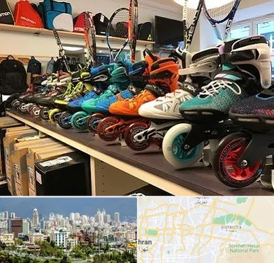 فروشگاه اسکیت در شرق تهران 