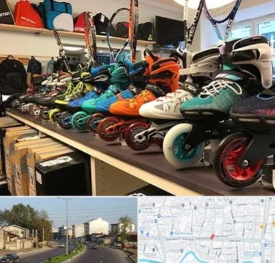 فروشگاه اسکیت در ضیابری رشت