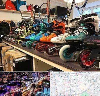 فروشگاه اسکیت در منظریه رشت