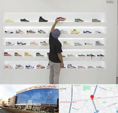 فروشگاه کفش ورزشی در نصف راه تبریز