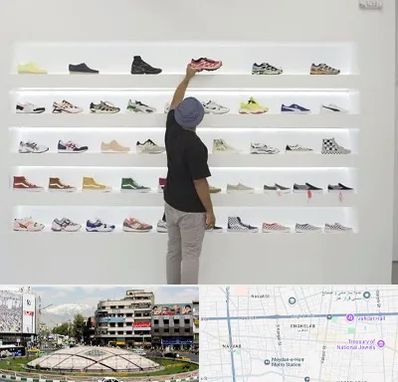 فروشگاه کفش ورزشی در مرکز تهران