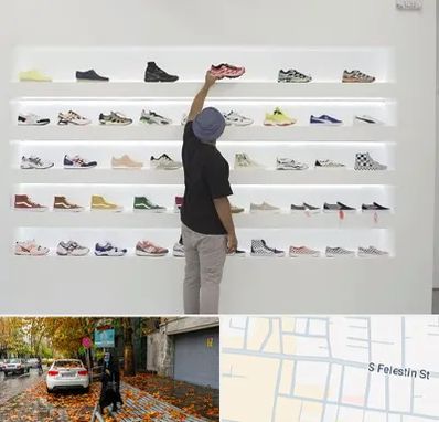 فروشگاه کفش ورزشی در خیابان فلسطین