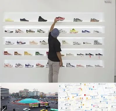 فروشگاه کفش ورزشی در میدان انقلاب