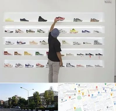 فروشگاه کفش ورزشی در میدان کاج