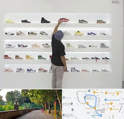 فروشگاه کفش ورزشی در فلکه گاز رشت