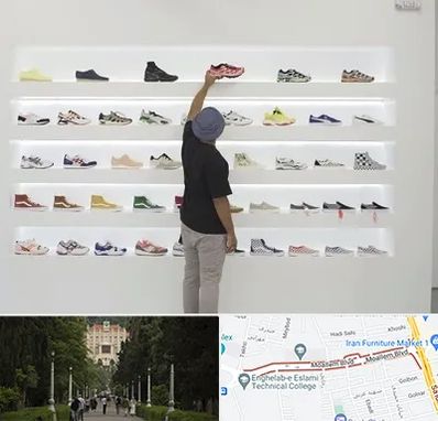 فروشگاه کفش ورزشی در بلوار معلم رشت 