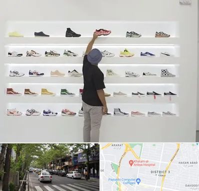 فروشگاه کفش ورزشی در ظفر 