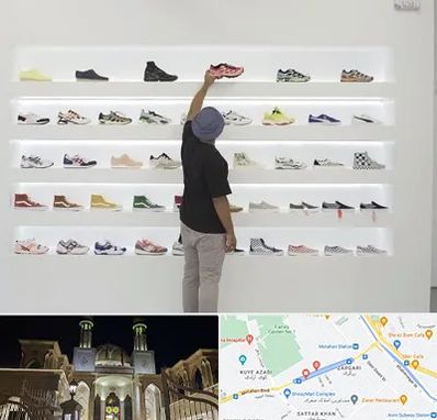 فروشگاه کفش ورزشی در زرگری شیراز
