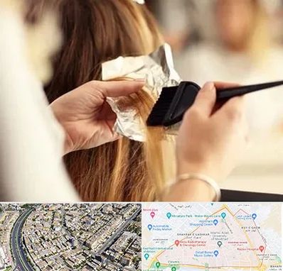 آرایشگاه رنگ و مش در شهرک غرب مشهد