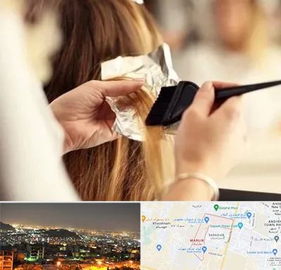 آرایشگاه رنگ و مش در مارلیک کرج