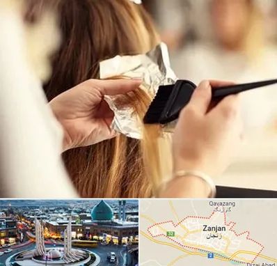 آرایشگاه رنگ و مش در زنجان