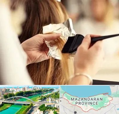 آرایشگاه رنگ و مش در مازندران