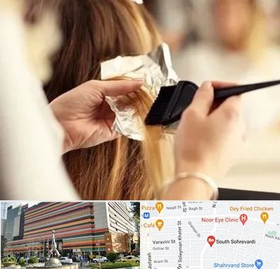 آرایشگاه رنگ و مش در سهروردی