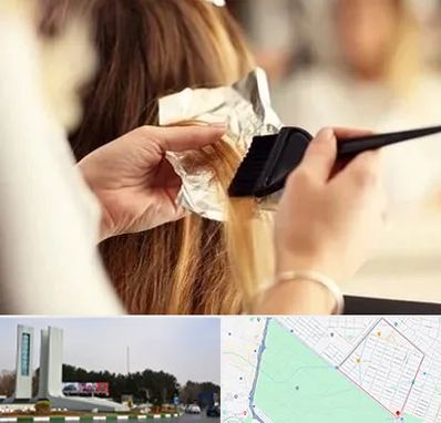 آرایشگاه رنگ و مش در بلوار فلسیطین مشهد