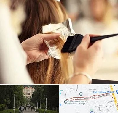 آرایشگاه رنگ و مش در بلوار معلم رشت