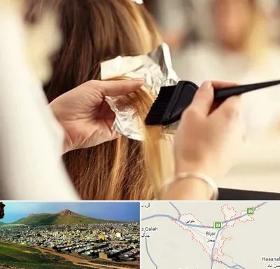 آرایشگاه رنگ و مش در بیجار