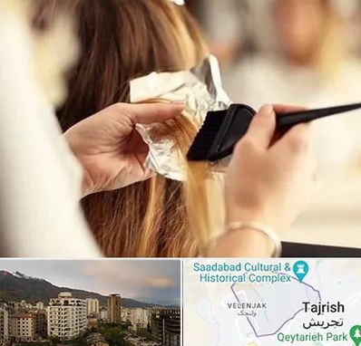 آرایشگاه رنگ و مش در زعفرانیه