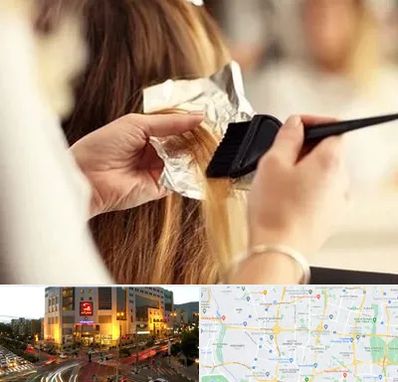 آرایشگاه رنگ و مش در جنت آباد تهران
