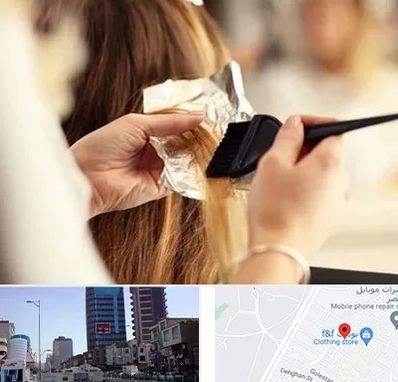 آرایشگاه رنگ و مش در چهارراه طالقانی کرج