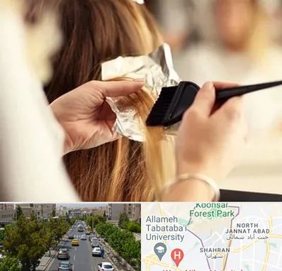 آرایشگاه رنگ و مش در شهران