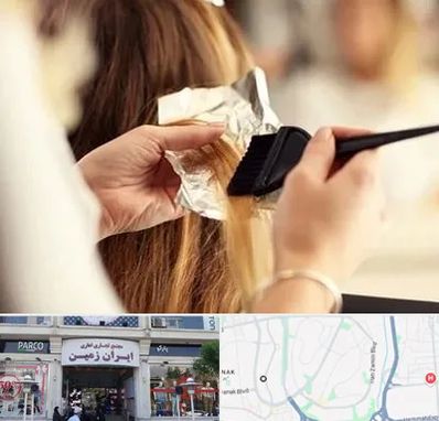 آرایشگاه رنگ و مش در ایران زمین