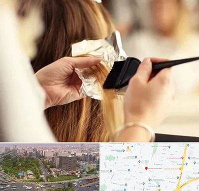 آرایشگاه رنگ و مش در آیت الله کاشانی