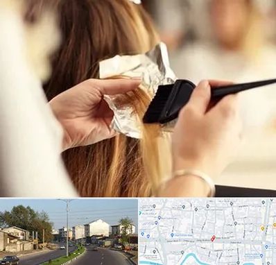 آرایشگاه رنگ و مش در ضیابری رشت