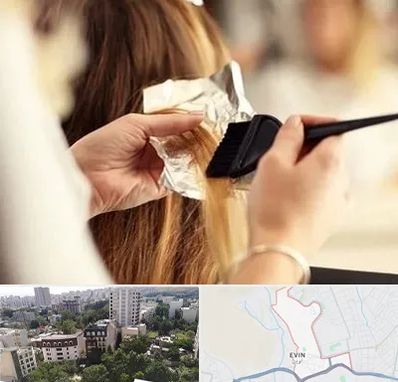 آرایشگاه رنگ و مش در اوین