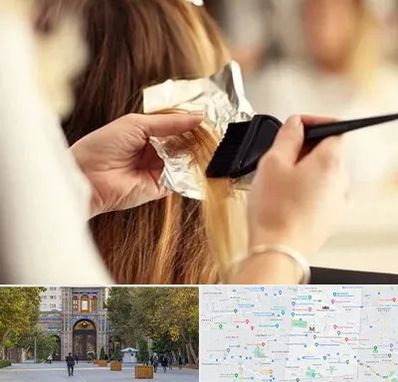 آرایشگاه رنگ و مش در منطقه 12 تهران