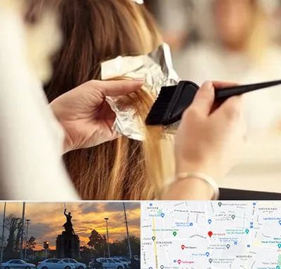 آرایشگاه رنگ و مش در میدان حر